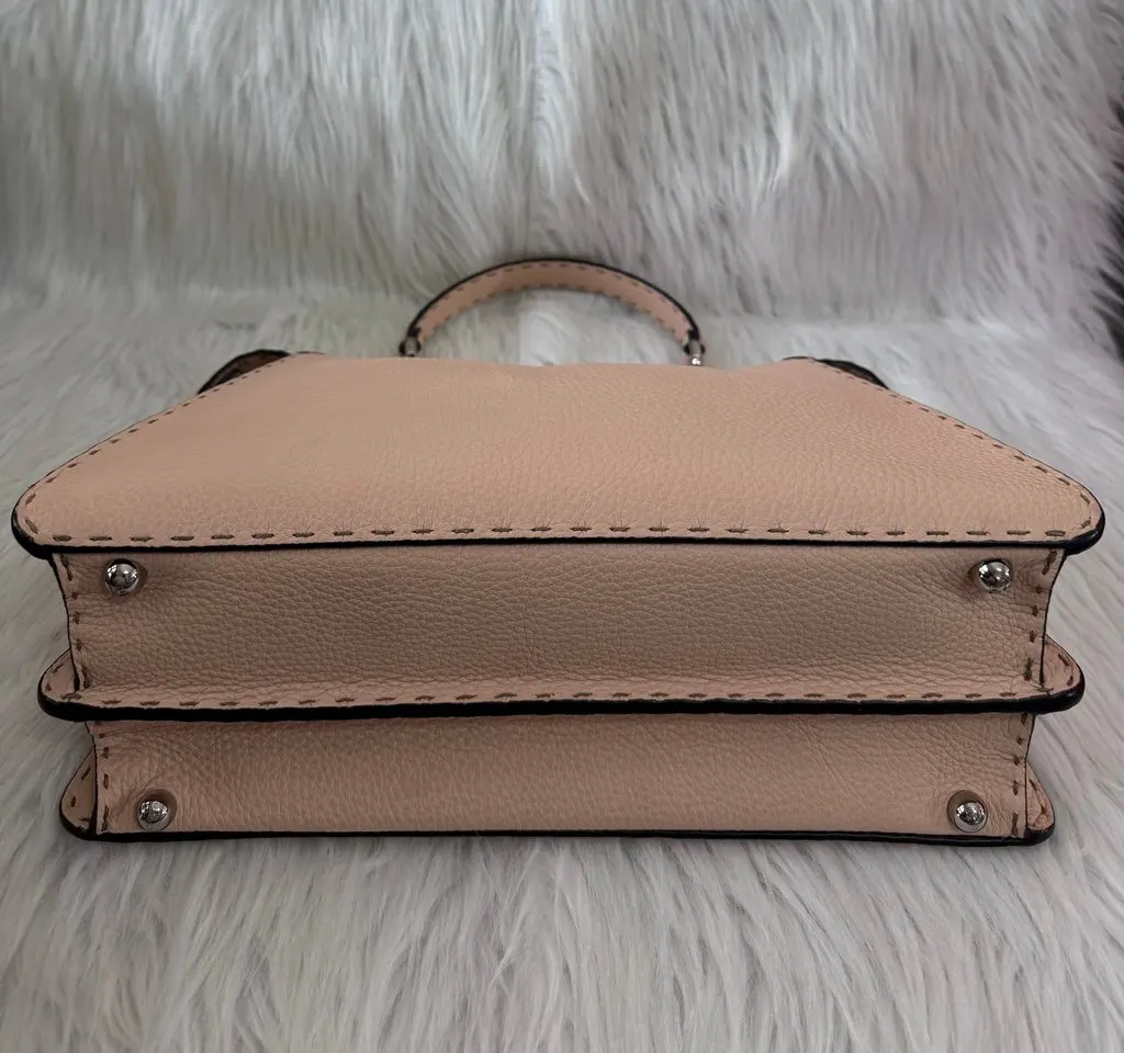 Fendi Medium Peekaboo ISeeU Selleria Pink Beige Beige Leather Very good - Box View