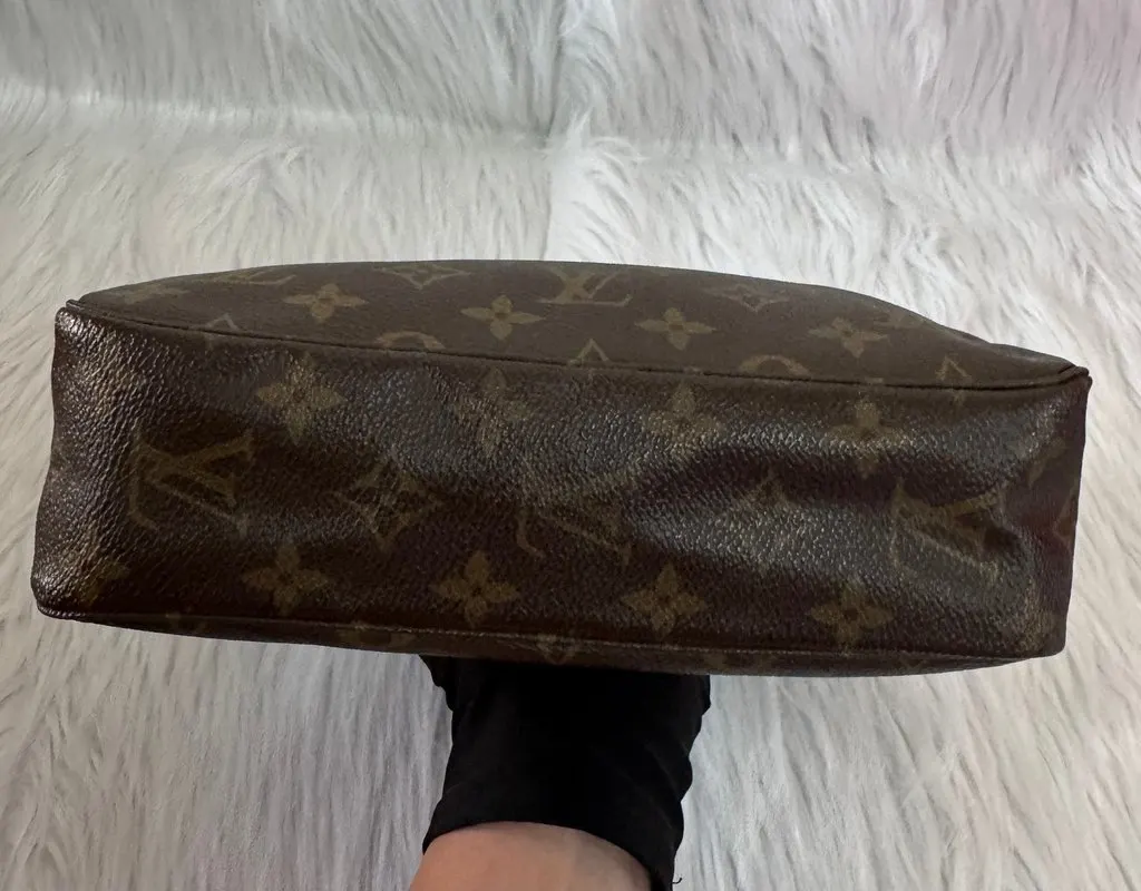 Louis Vuitton Monogram Toiletry Pouch size 23 Beige Canvas Very good - Box View