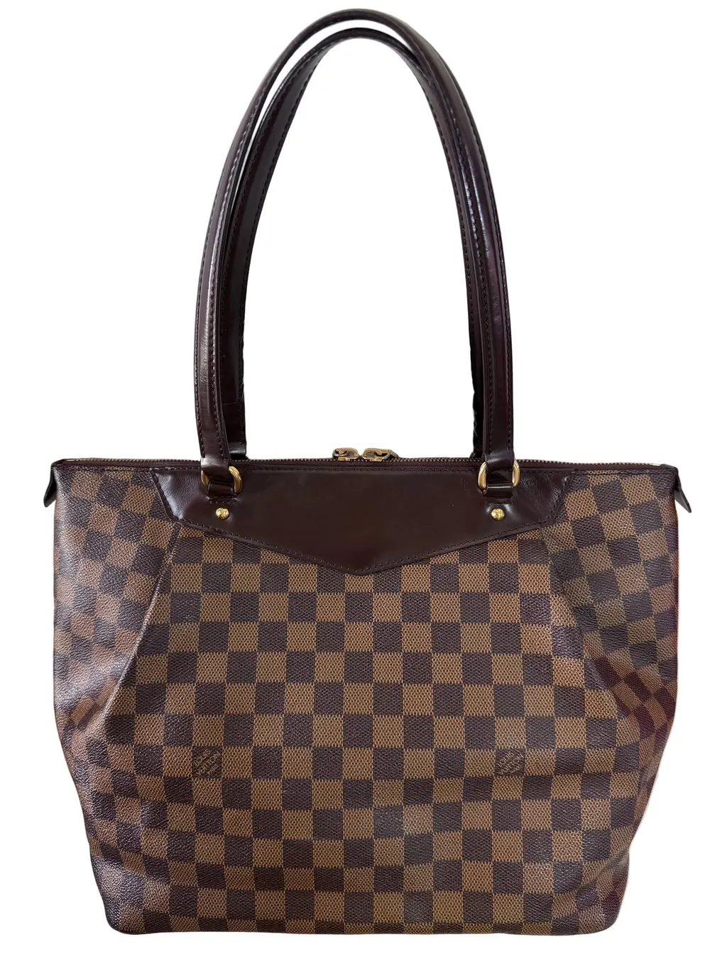 Louis Vuitton Damier Ebene Westminster GM Brown Canvas Good - Back View