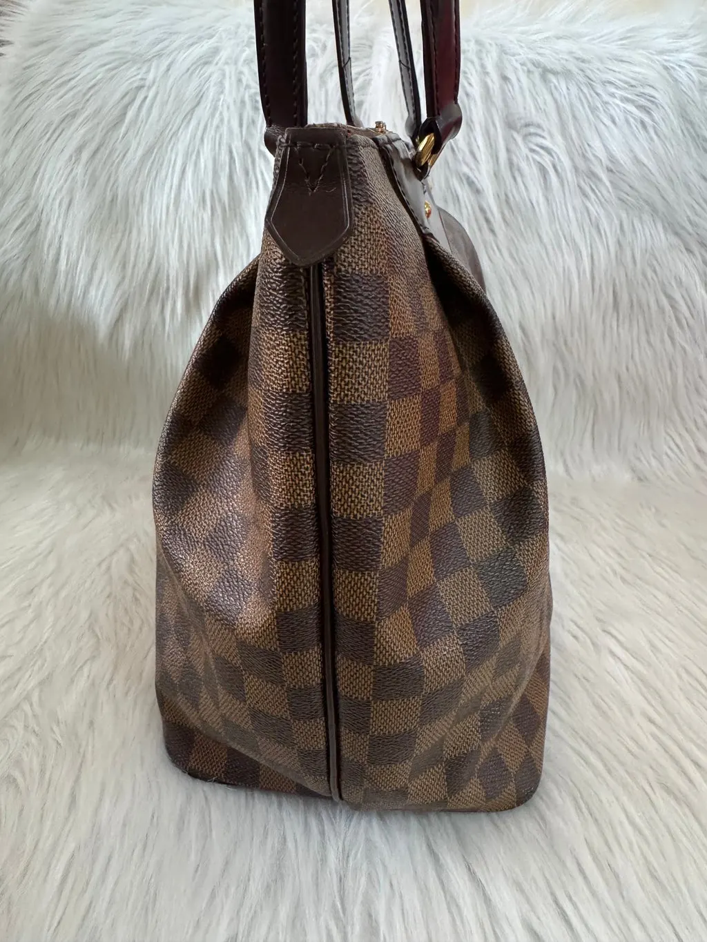 Louis Vuitton Damier Ebene Westminster GM Brown Canvas Good - Model View