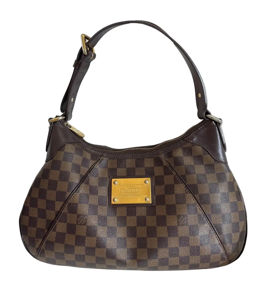 Louis Vuitton Damier Ebene Thames GM Shoulder Bag