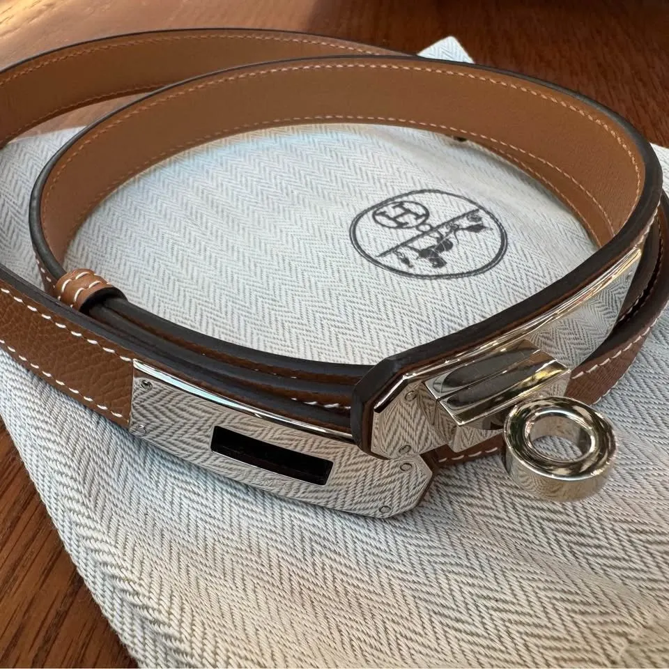 Hermès H Kelly Brown Leather Very good - Inside View