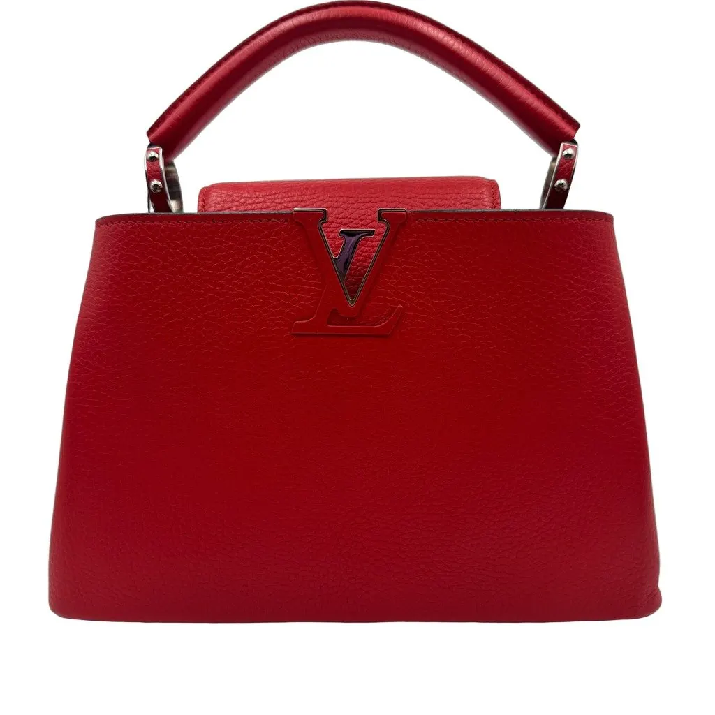 Louis Vuitton Capucines Red Good - Front View