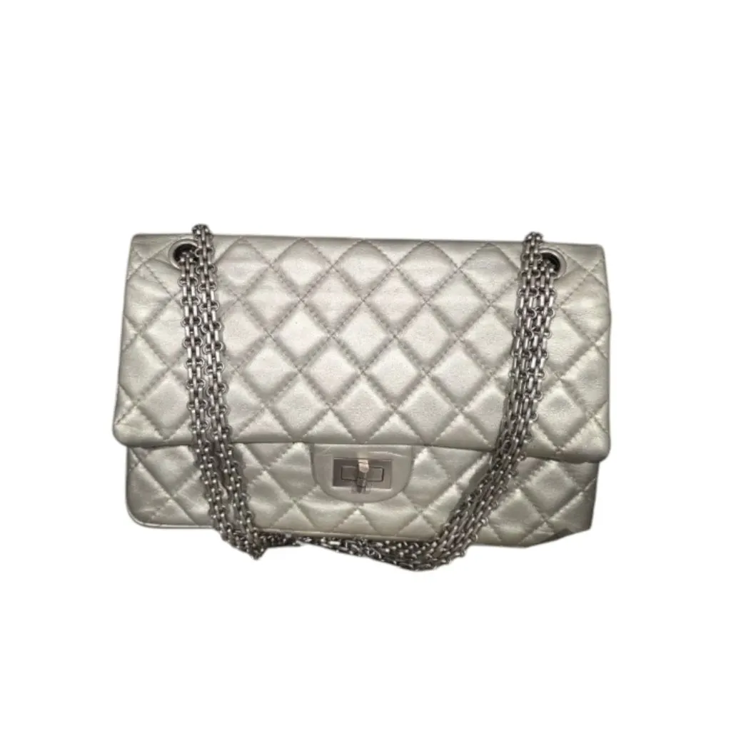 Chanel 2.55 Metallic Leather Good - Inside View