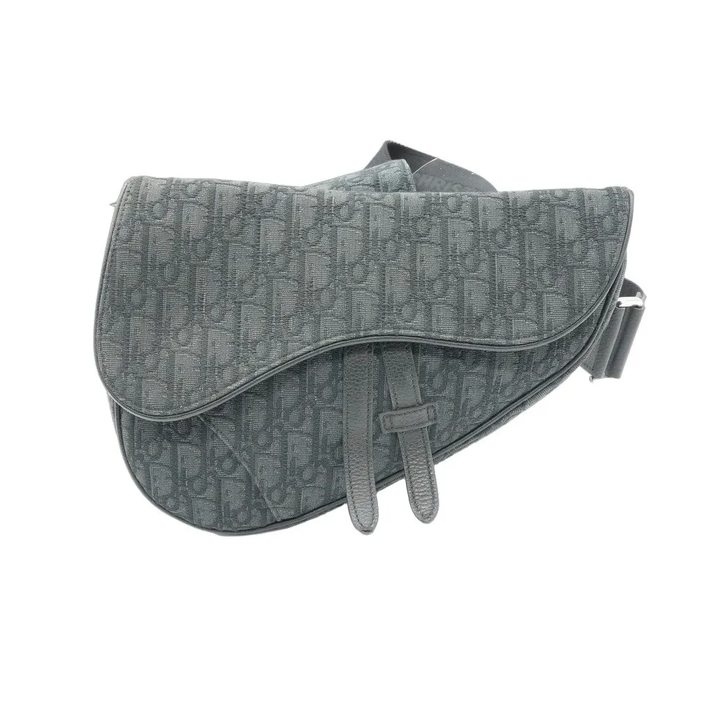 Dior Dior Saddle Bag in Black Dior Oblique Jacquard