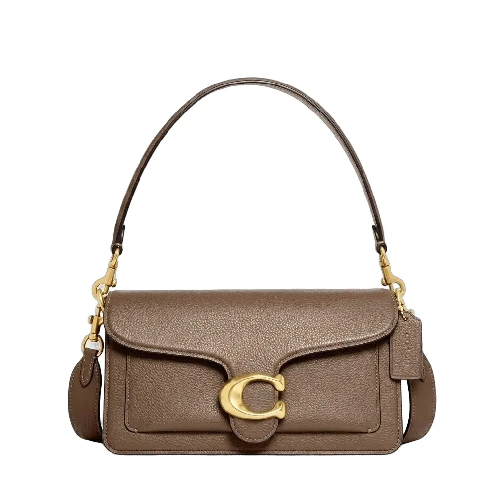 Coach Tabby 26 Shoulder Bag Brown Leather Never worn, with tag - Front View