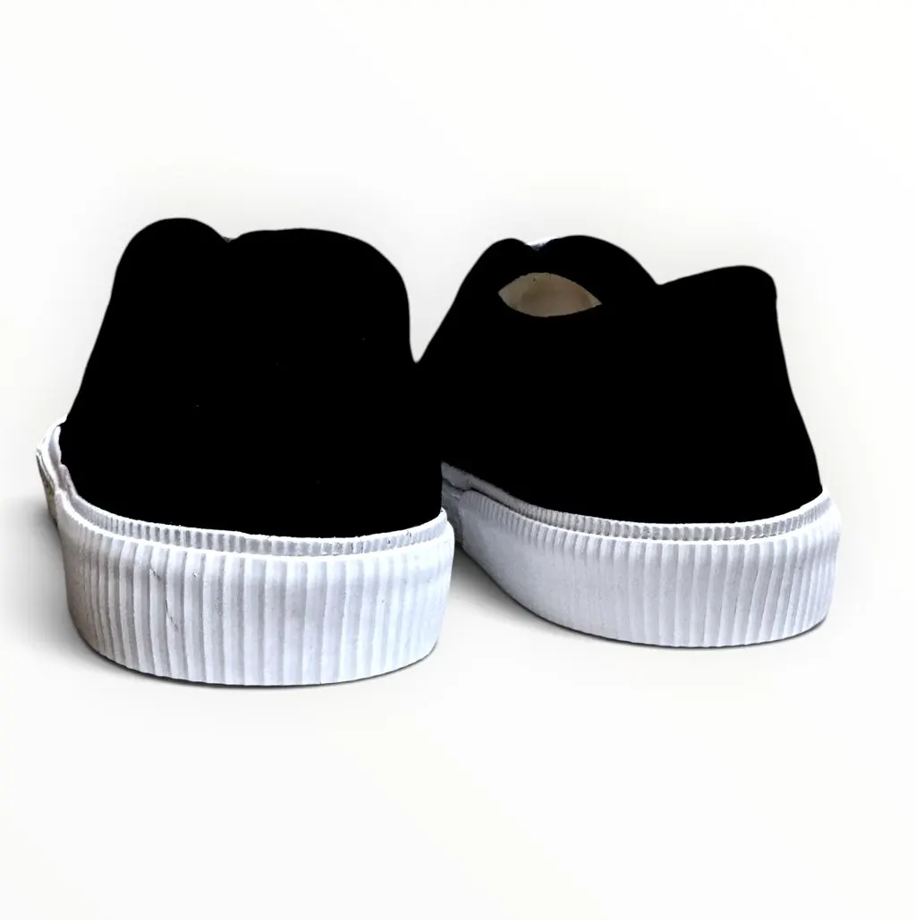 Loewe Loewe Sneaker Vulca Black Leather Never worn, with tag - Back View