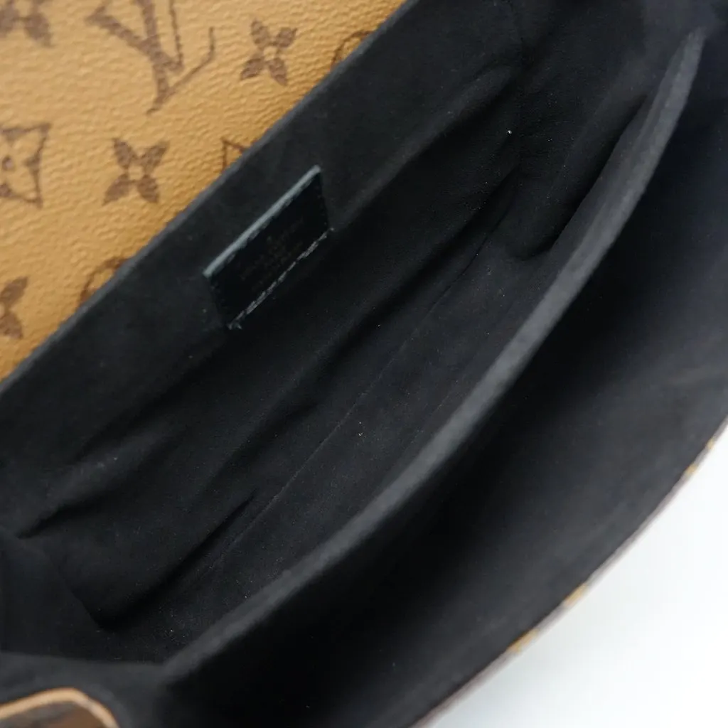 Louis Vuitton Pochette Metis Monogram Reverse Brown Canvas Very good - Model View