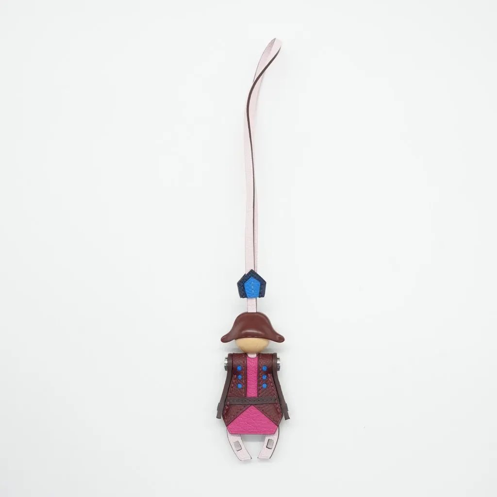 Hermès Artificier Doll Bag Charm Multicolor Stamp W(2024) MultiColor Leather Very good - Inside View