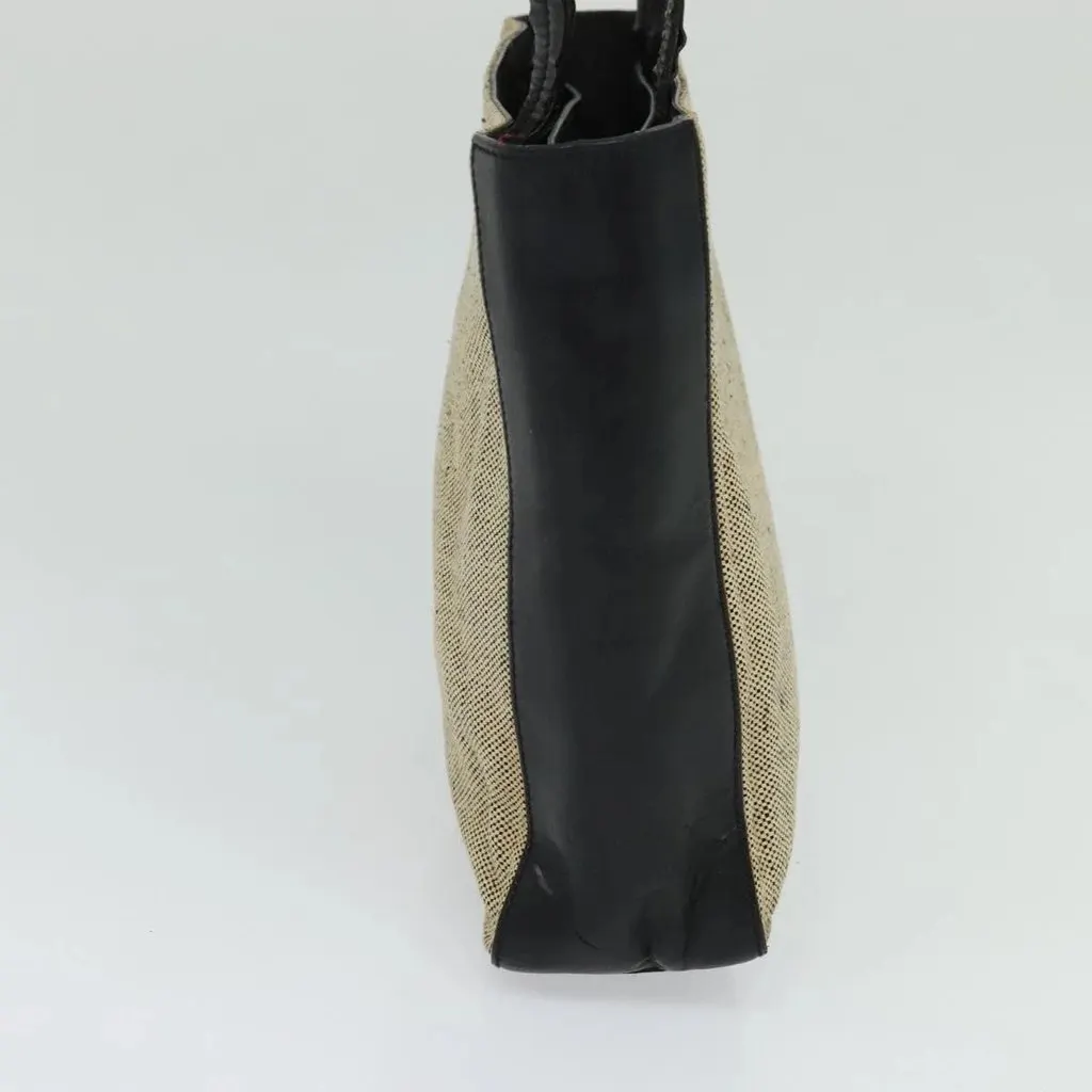 Prada Handbag Beige Canvas Good - Box View