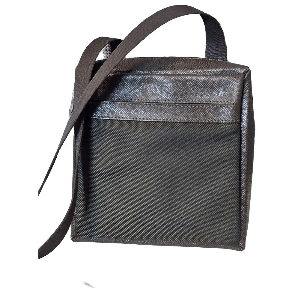 Louis Vuitton Taiga Sayan Shoulder Brown Leather Good - Front View