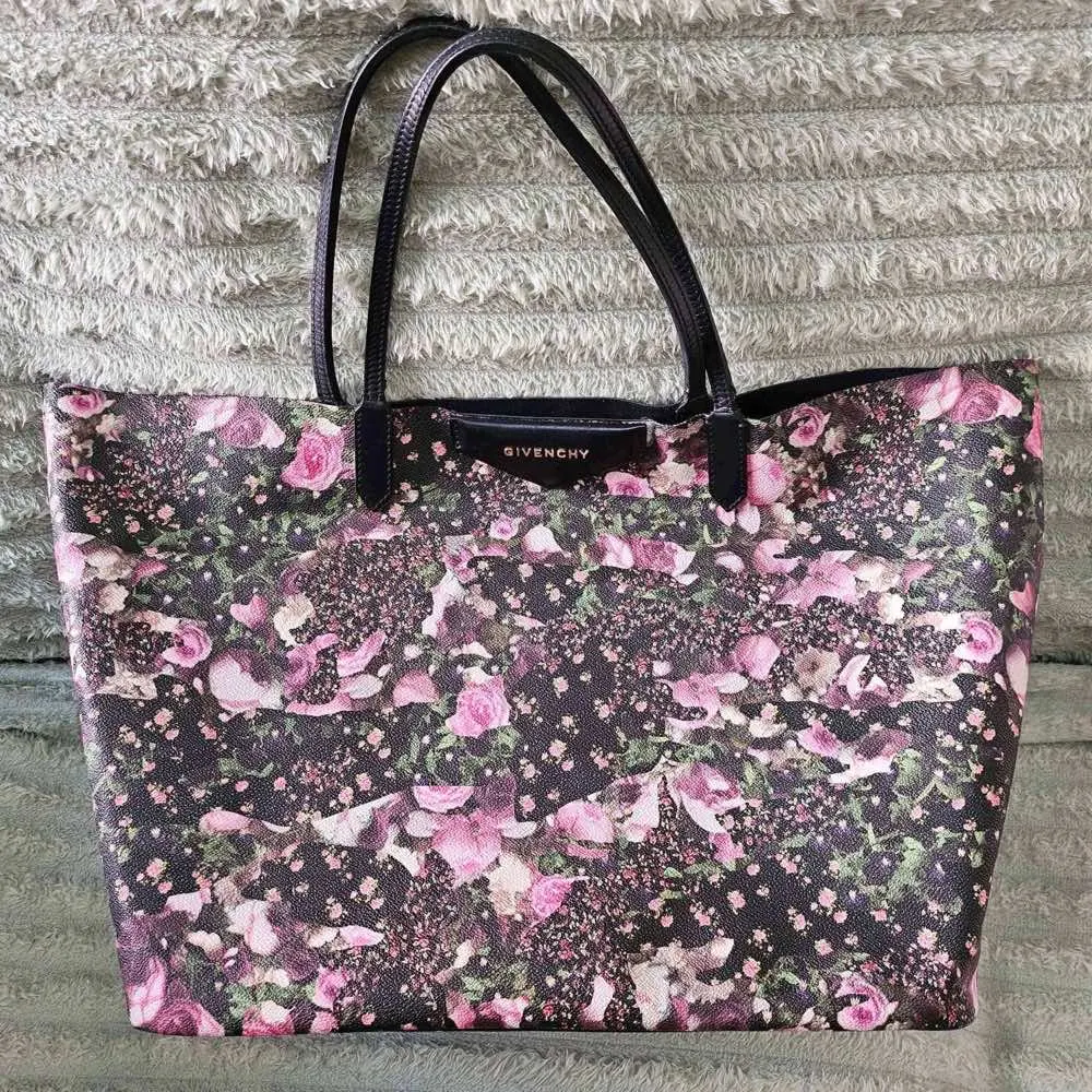 Givenchy Antigona Tote MultiColor Canvas Gold Good - Back View