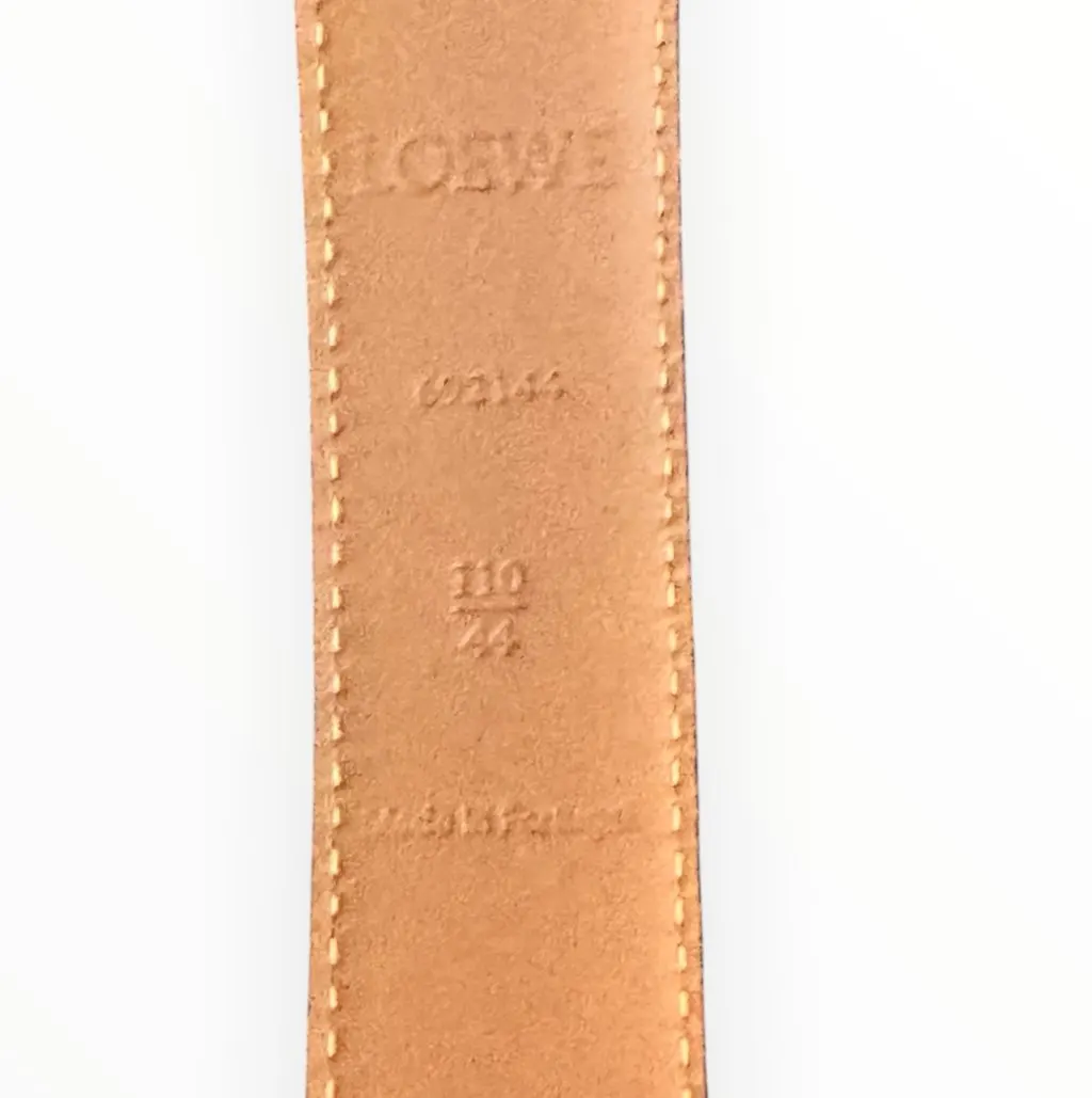 Loewe Loewe Belt Anagram Black Leather Never worn, with tag - Back View