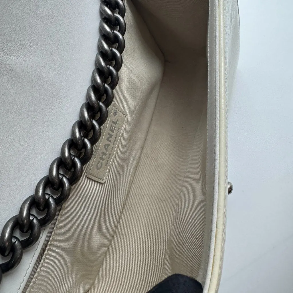 Chanel Boy White Fair - Model View