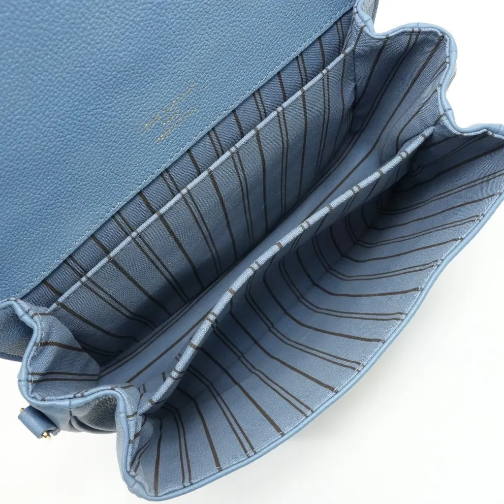 Louis Vuitton Pochette Metis Blue Jean Monogram Empreinte Leather Blue Leather Very good - Model View