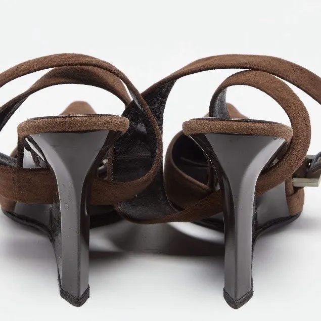 Casadei Suede Mary Jane Brown Suede Good - Inside View
