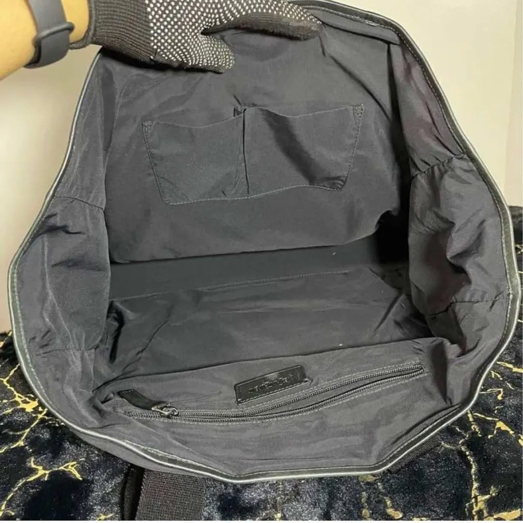 Saint Laurent YSL Tote Black Silver Good - Inside View