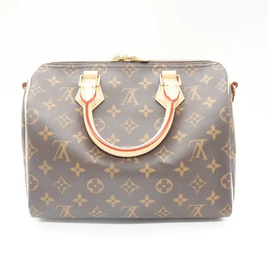 Louis Vuitton Speedy 25 Bandouliere Monogram Beige Canvas Very good - Back View