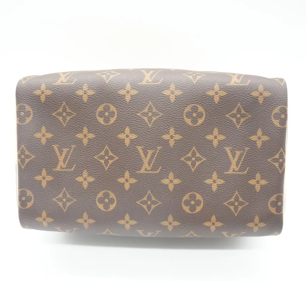 Louis Vuitton Speedy 25 Bandouliere Monogram Beige Canvas Very good - Inside View