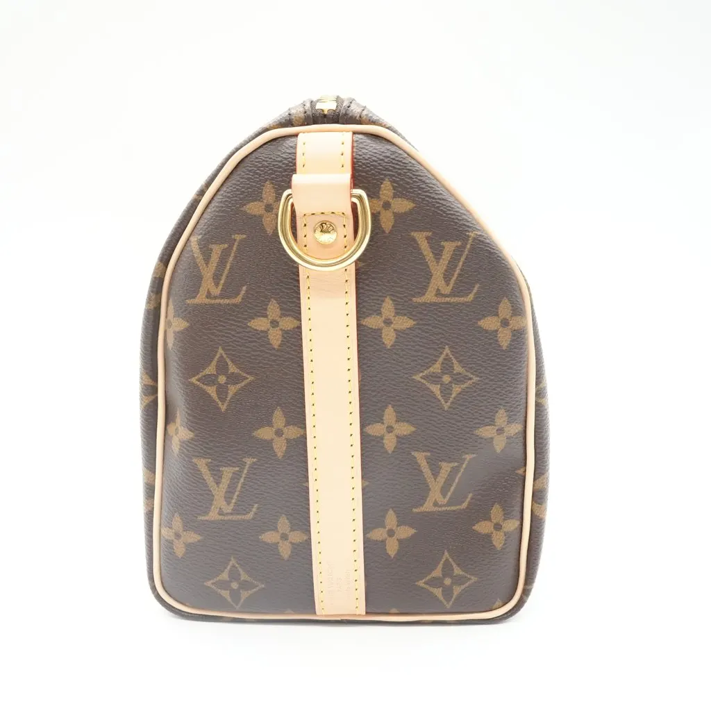 Louis Vuitton Speedy 25 Bandouliere Monogram Beige Canvas Very good - Box View