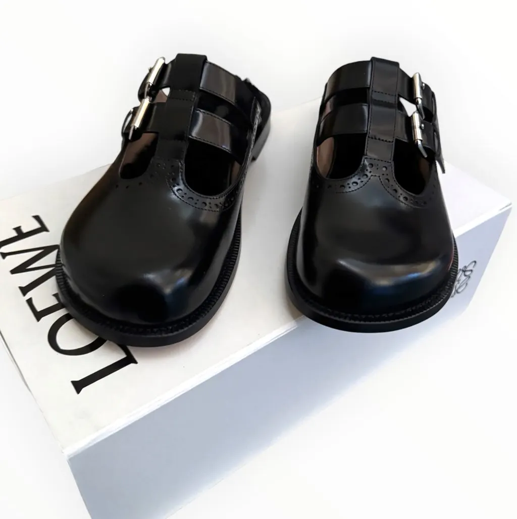 Loewe Loewe Mules Mary Jane Black Leather Never worn, with tag - Inside View