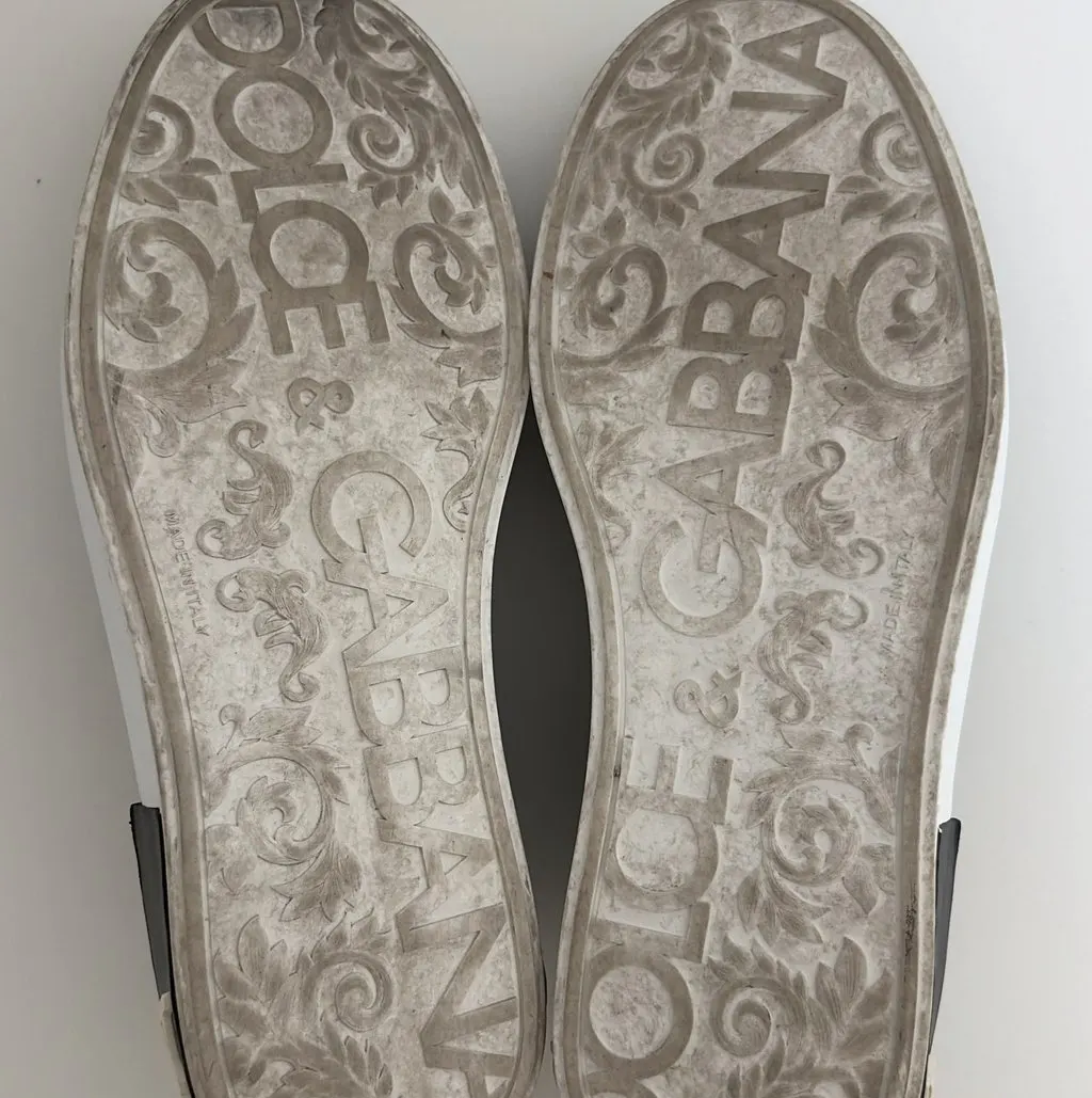 Dolce & Gabbana Dolce&Gabbana Sorrento Slip-On Sneakers Black Polyester Very good - Box View