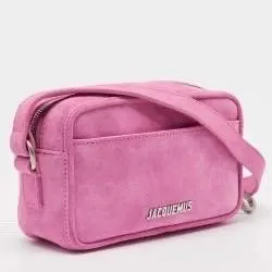 Jacquemus Jacquemus Le Baneto Pink Suede Never worn, with tag - Back View