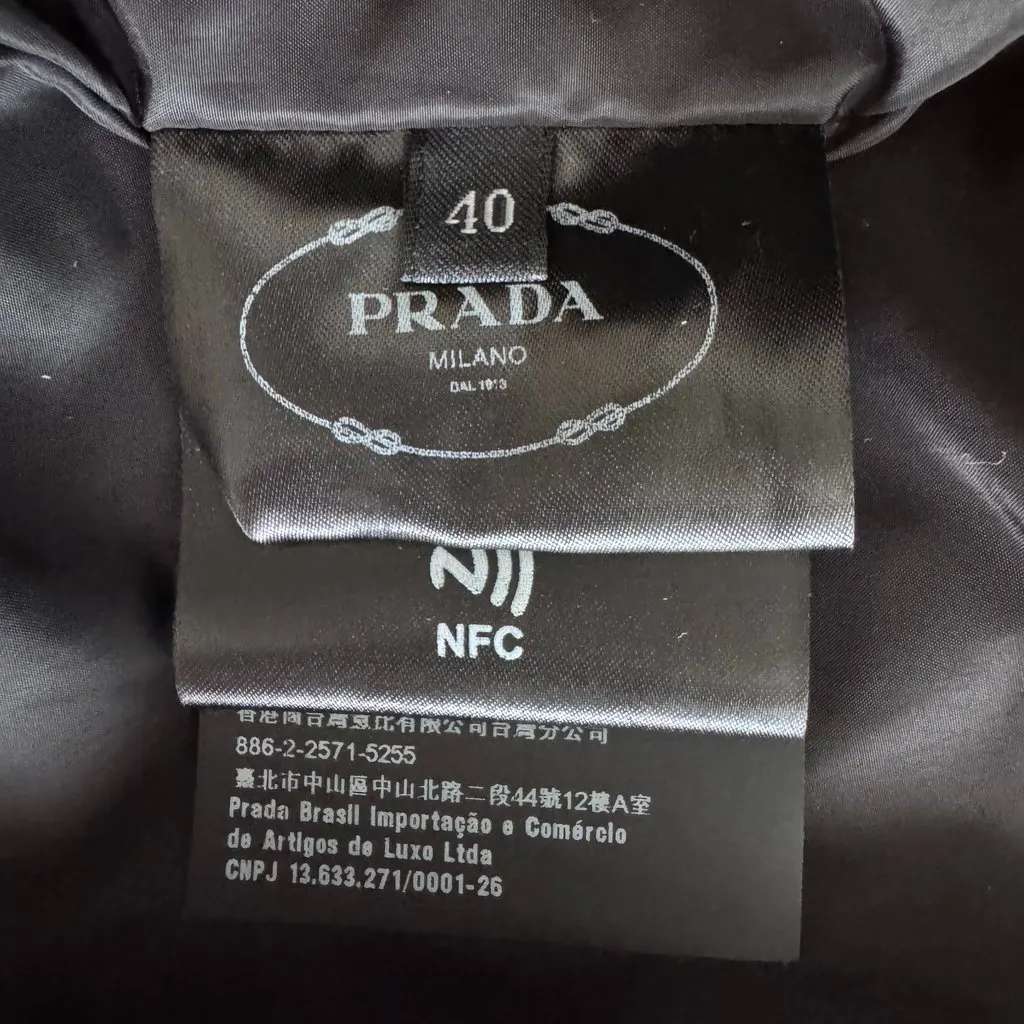 Prada hooded Black Very good - Model View
