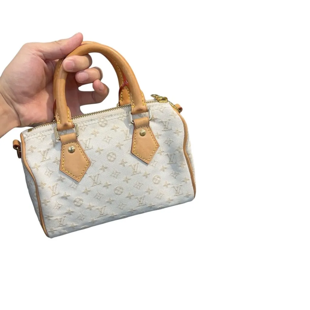 Louis Vuitton Speedy Beige Canvas Very good - Inside View