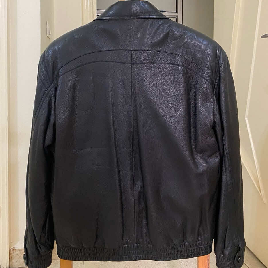 Unsigned / متعددة Zilli Veritable Leather Jacket - Back view
