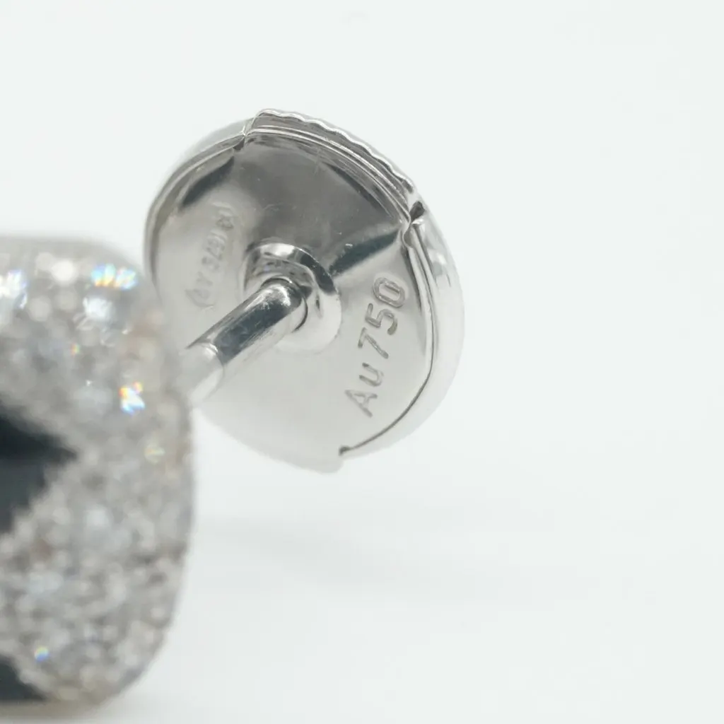 Cartier Panthere De Cartier Earrings White White Gold Good - Inside View