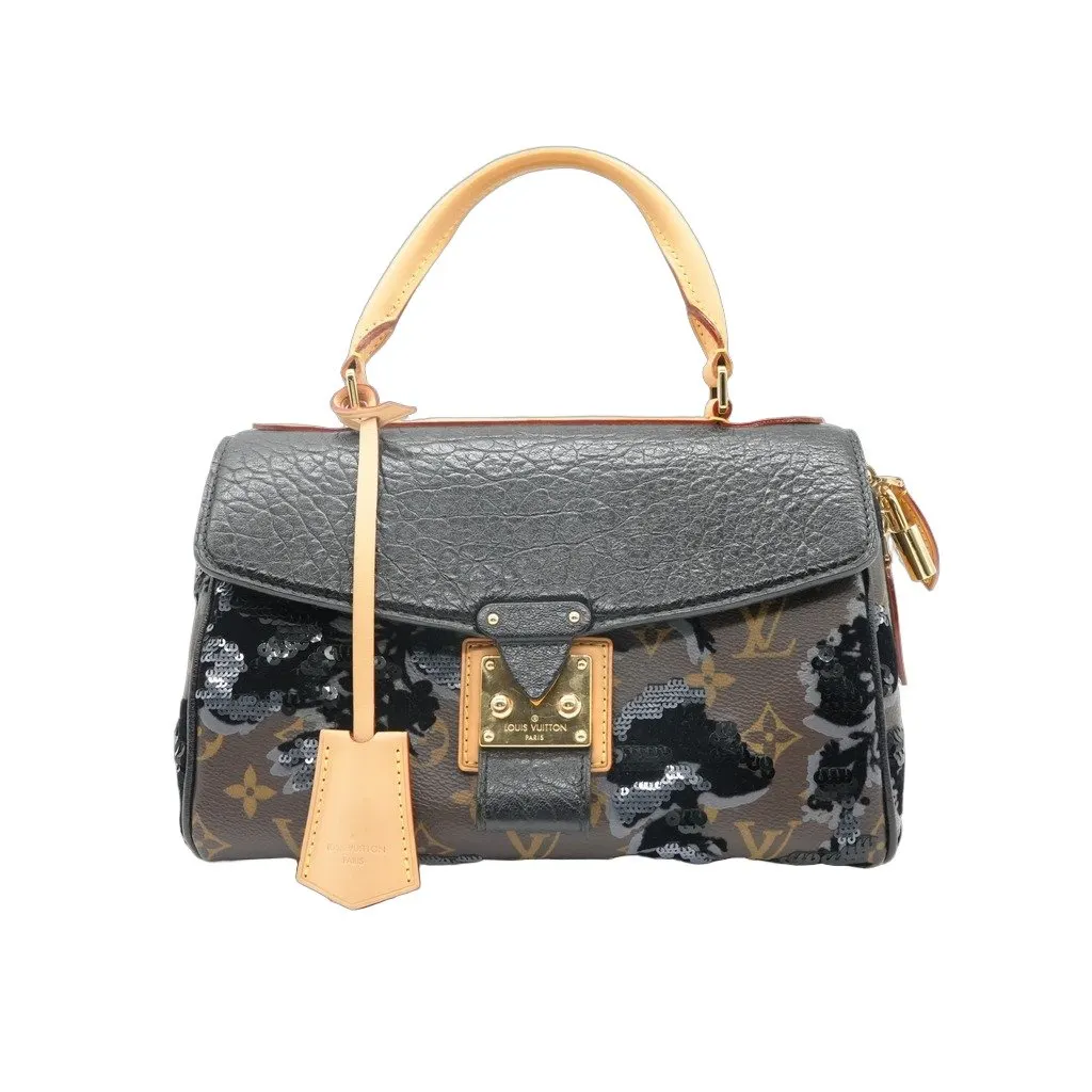 Louis Vuitton Fleur De Jasis Carrousel Black Canvas Very good - Front View