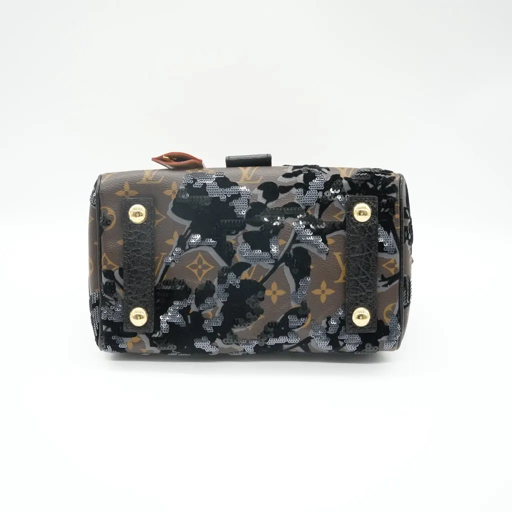 Louis Vuitton Fleur De Jasis Carrousel Black Canvas Very good - Inside View