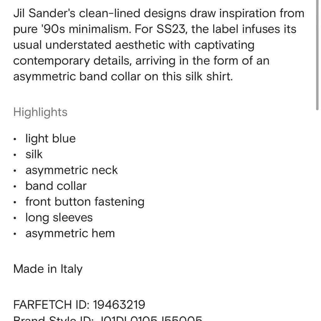 Jil Sander Blouse Turquoise Silk Never worn - Model View