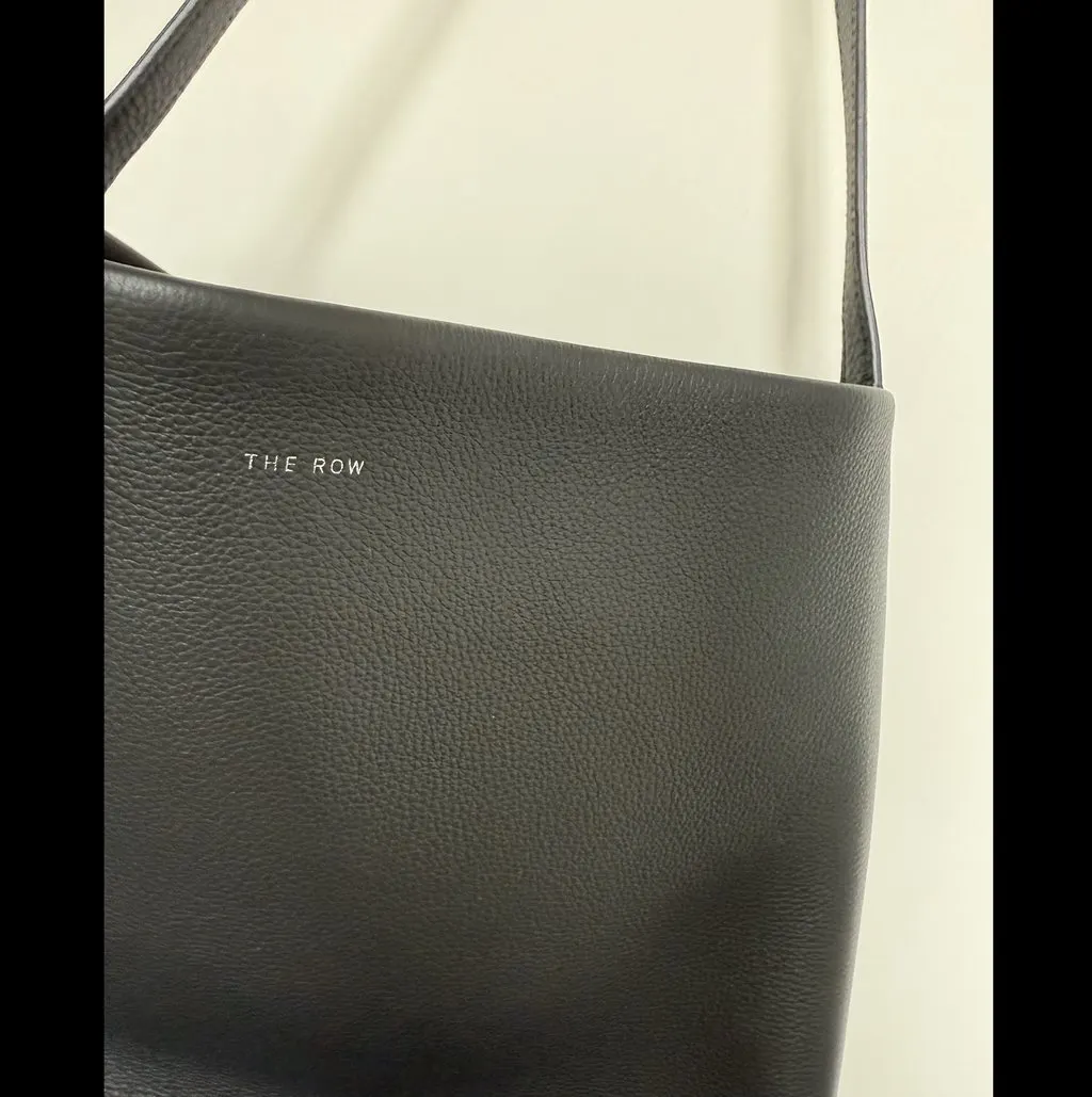 The Row Park Tote Medium Black Leather Very good - Inside View