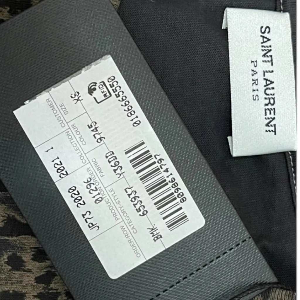 Saint Laurent Saint Laurent Animal Y-shirt MultiColor Cotton Never worn, with tag - Model View
