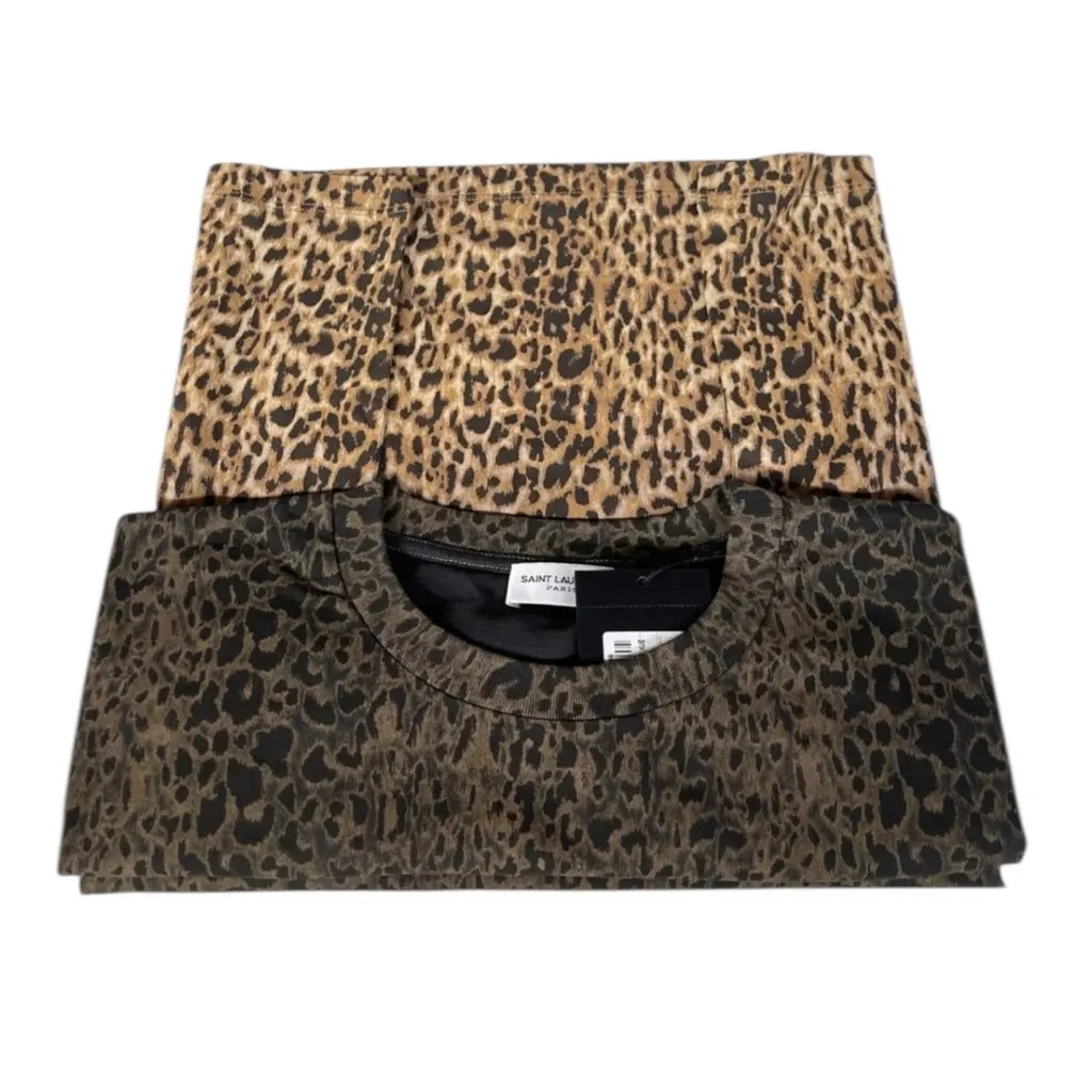 Saint Laurent Saint Laurent Animal Y-shirt MultiColor Cotton Never worn, with tag - Box View