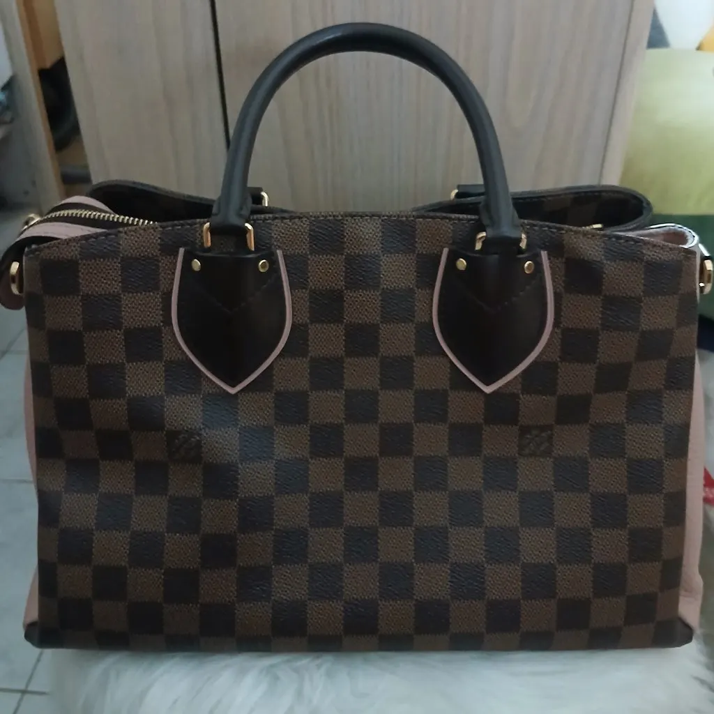 Louis Vuitton Normandy monogram tote Brown Leather Very good - Back View