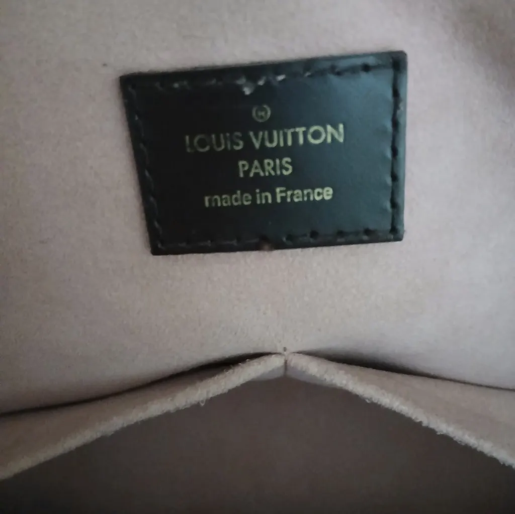 Louis Vuitton Normandy monogram tote Brown Leather Very good - Box View