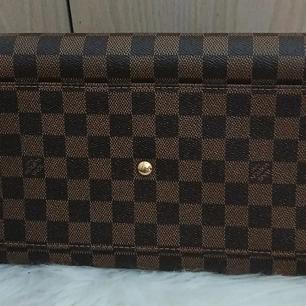 Louis Vuitton Normandy monogram tote Brown Leather Very good - Inside View