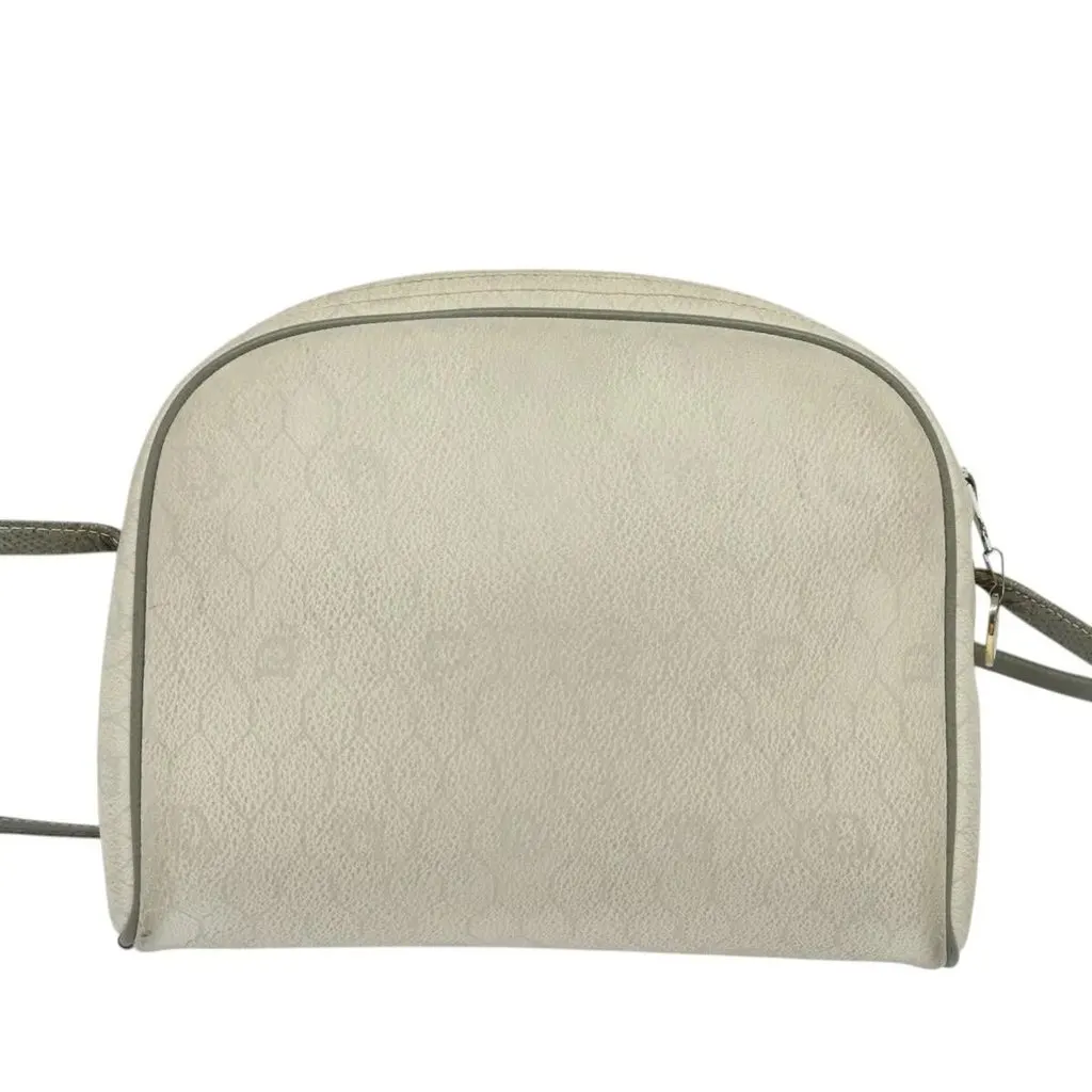 Dior shoulder bag White Canvas Good - Back View