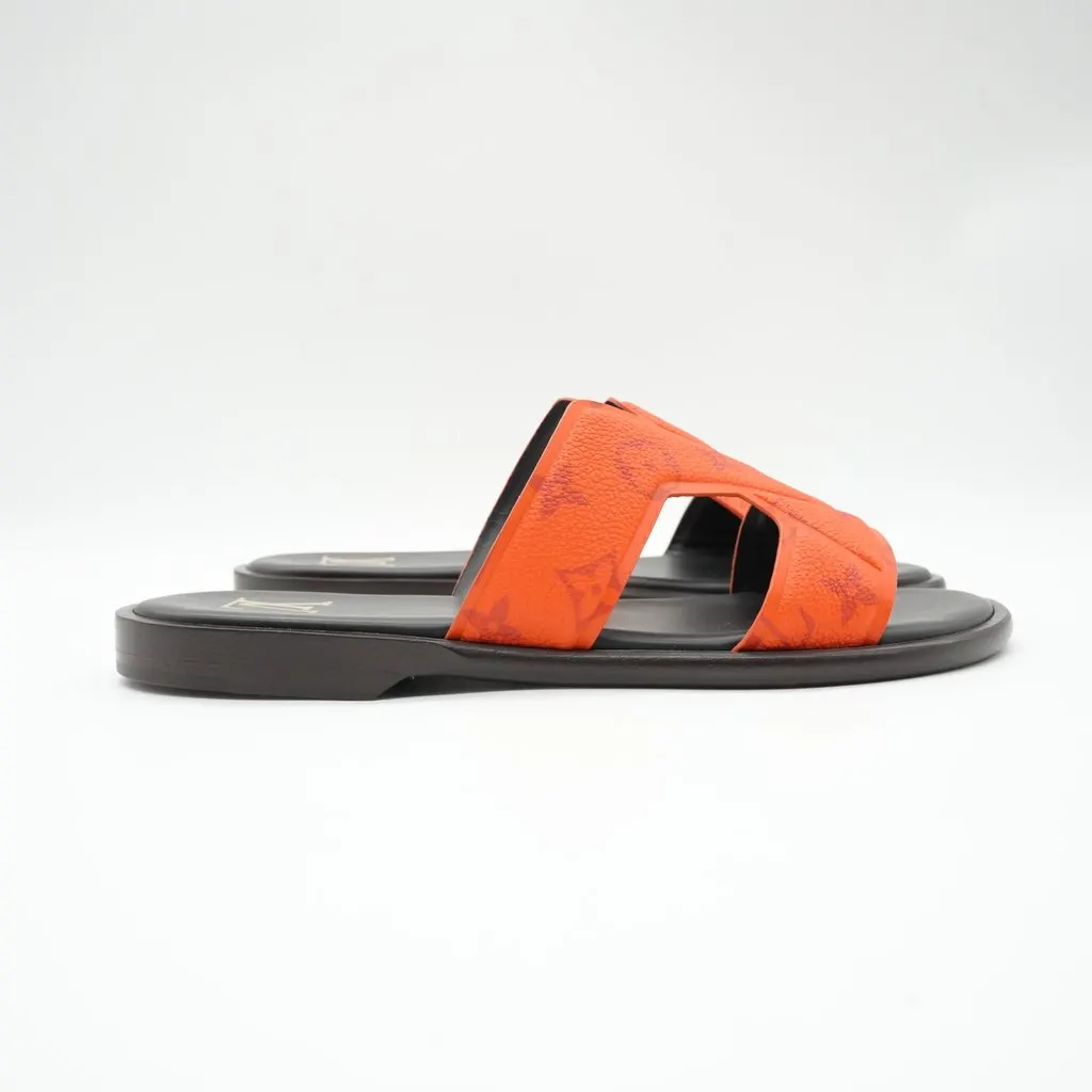 Louis Vuitton Louis Vuitton Oasis Mule Monogram Orange Size 5 Orange Leather Good - Box View