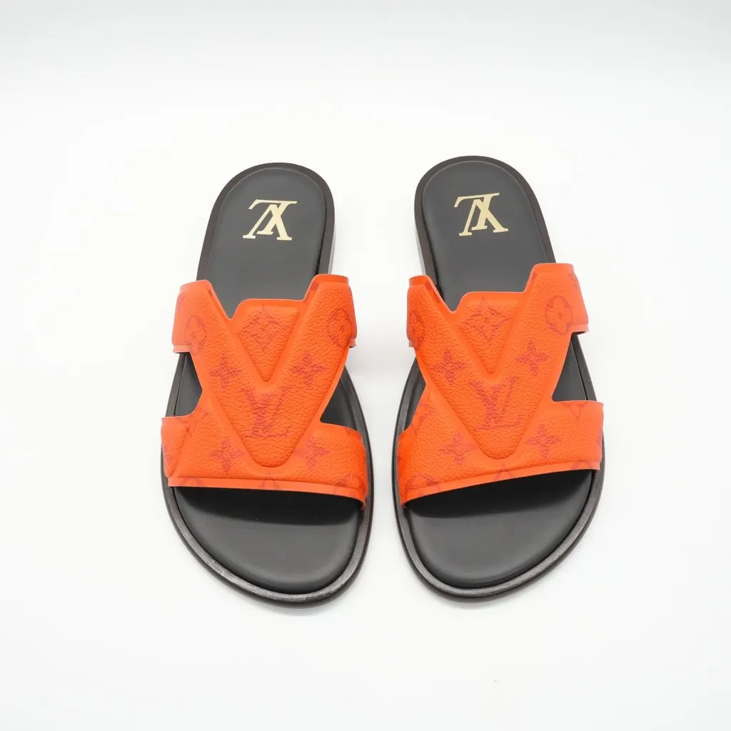 Louis Vuitton Louis Vuitton Oasis Mule Monogram Orange Size 5 Orange Leather Good - Inside View