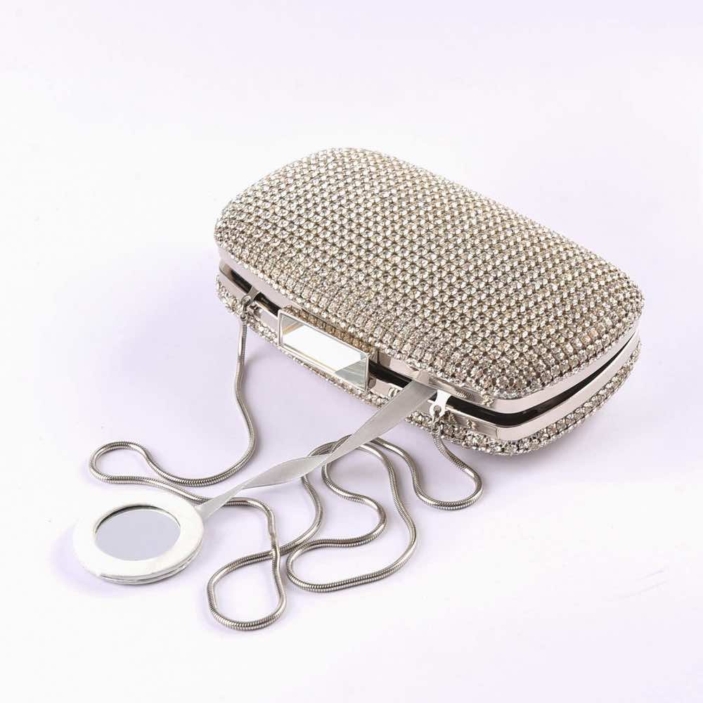 Luisa Spagnoli Knot Strass Clutch - 3