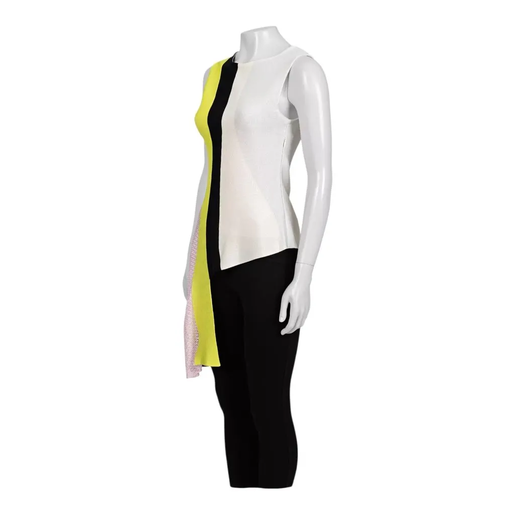 Dior Christian Dior Asymmetric Hem T-Shirt, Size IT 42 (M) MultiColor Viscose Very good - Box View