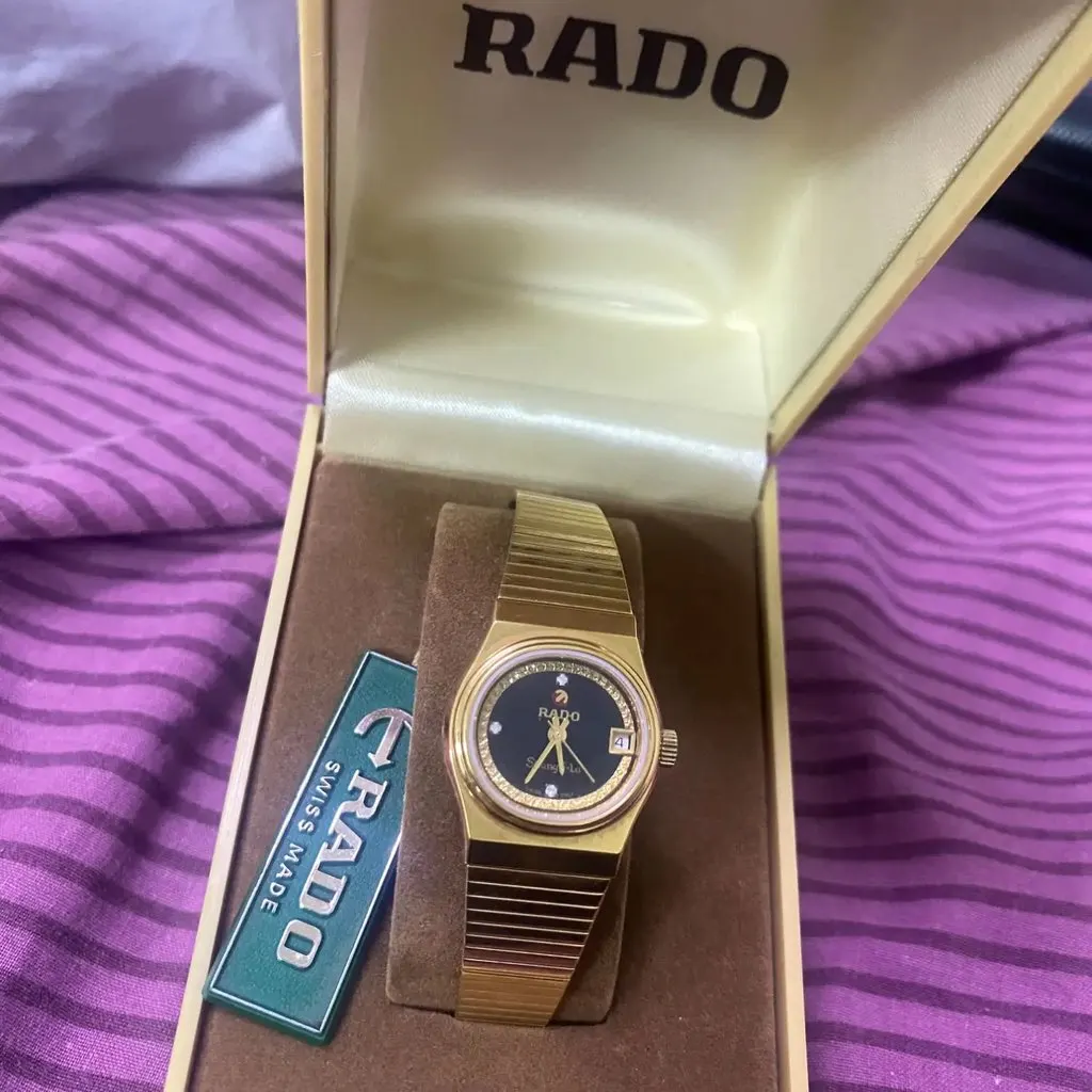 RADO Vintage Rado Shangri-La Automatic 26mm Watch Gold Never worn, with tag - Inside View