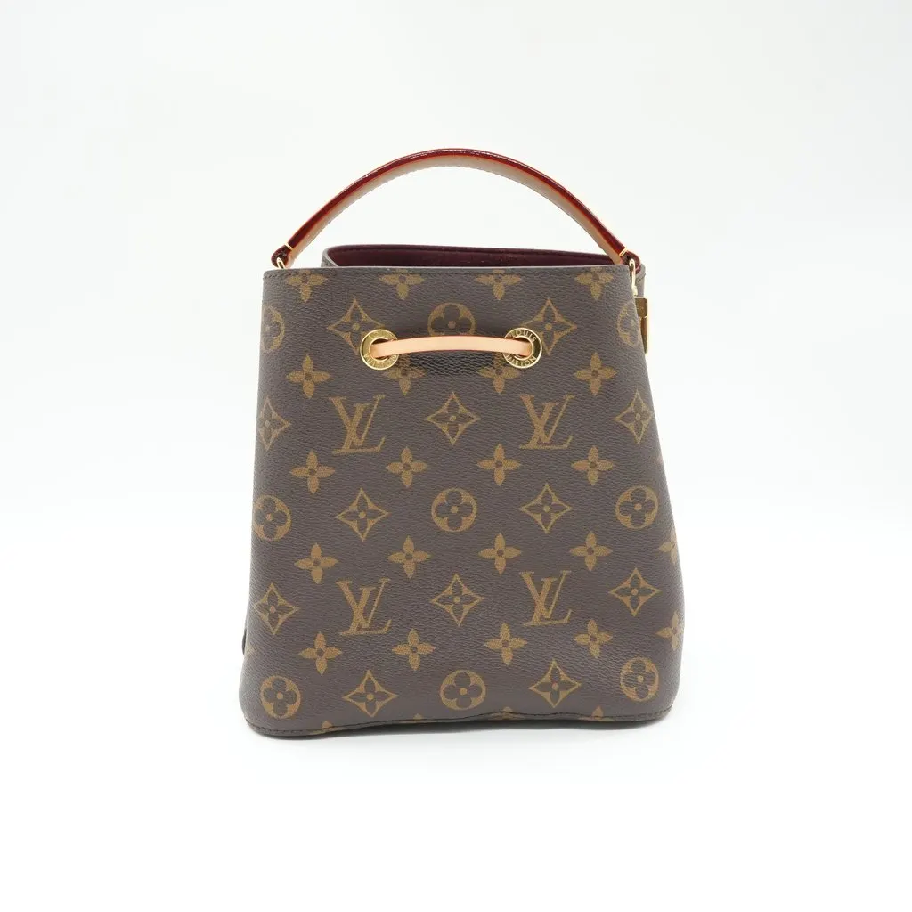 Louis Vuitton Neonoe BB Bucket Bag Monogram Canvas Beige Brown Canvas Very good - Back View