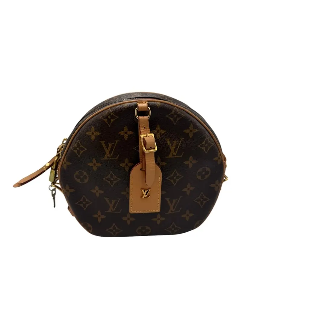 Louis Vuitton Petite Boite Chapeau Brown Leather Very good - Inside View