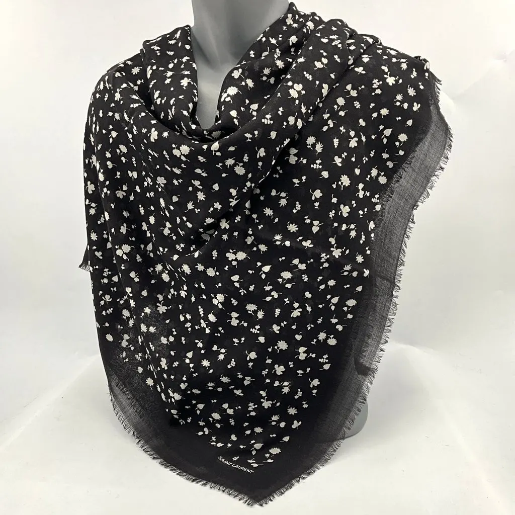 Saint Laurent Knit Fringed MultiColor Wool Never worn - Back View