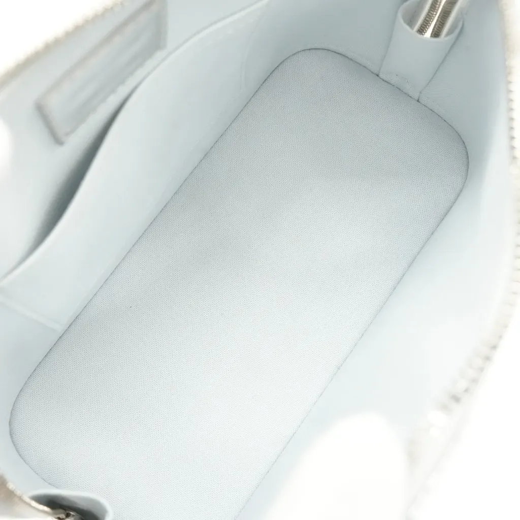 Louis Vuitton LV Ski Alma BB Silver Color Metallic Canvas Good - Model View
